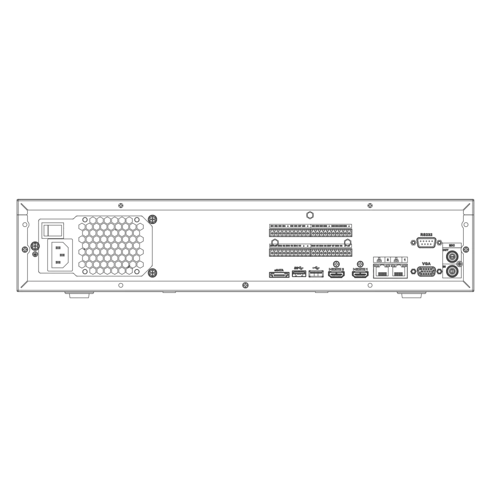 Dahua D-NVR608-32-4KS2 32 Kanal IP-Rekorder - Image 2