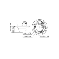 Dahua D-IPC-HDPW5442G-ZE IP Dome Kamera
