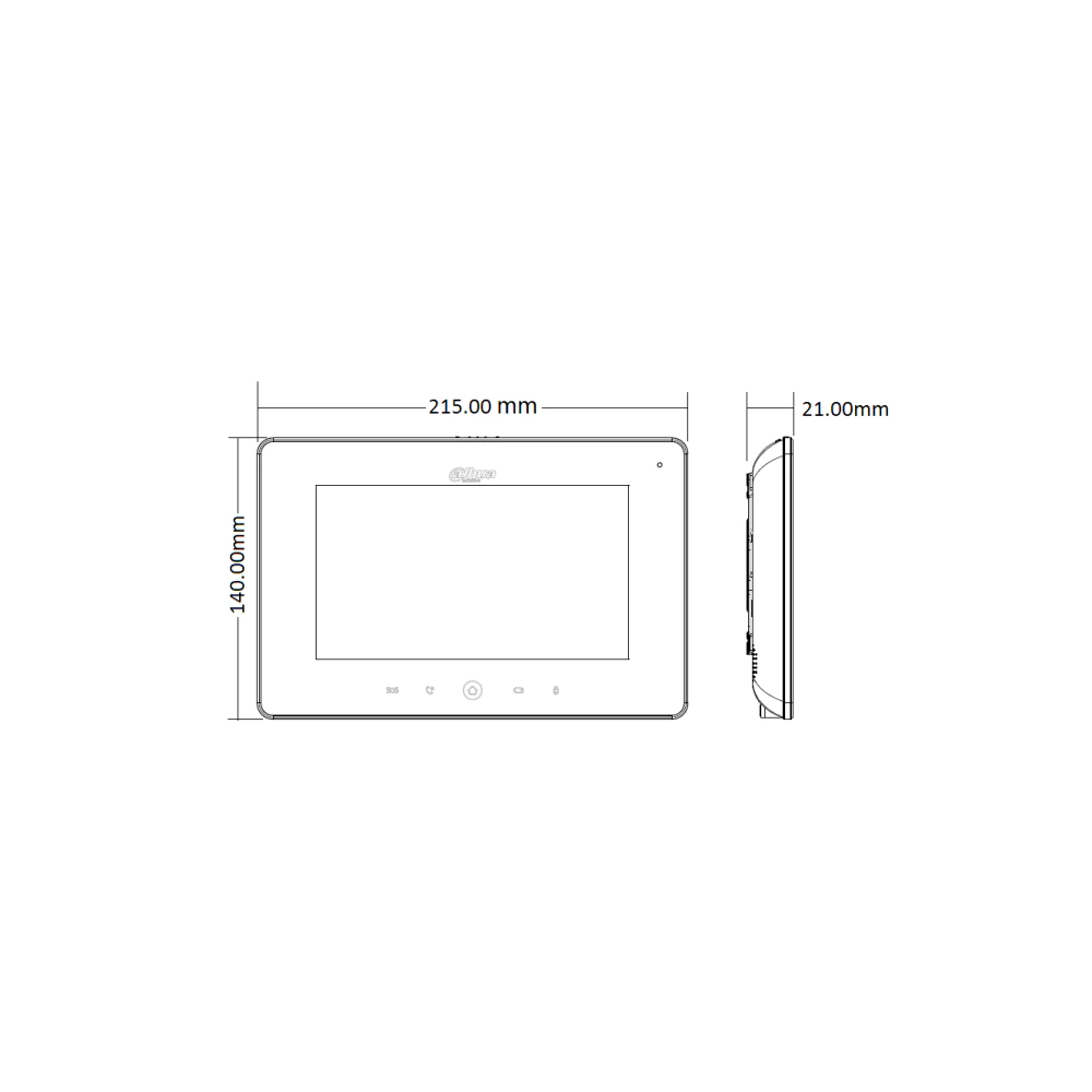 Dahua D-VTH5221D-C Wifi Intercom Monitor