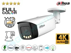 Dahua Full Color Cilindrinė IP Kamera 8Mpix Raiška 5849F-LED