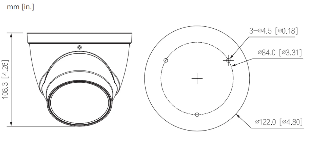 Dahua N85FJ6Z AcuPick, Starlight+ 8MP Outdoor IR Turret IP Security Camera With 2.7~12mm Varifocal Lens, White - Image 6