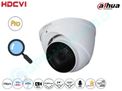 Dahua Kupolinė CVI Kamera 5Mpix Raiška, Zoom 4x 2501