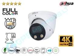 Dahua Full Color Kupolinė IP Kamera 8Mpix Raiška 5849D-LED