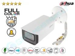 Dahua Cilindrinė IP Kamera 2Mpix Raiška, Full Color, Pro AI, 5249F