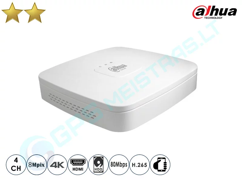 Dahua IP NVR įrašymo įrenginys 2104-AI