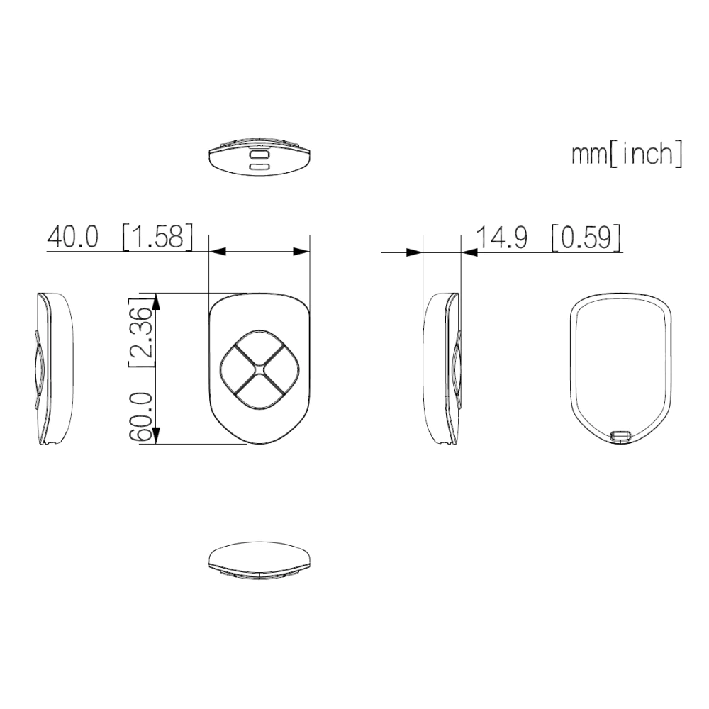 Dahua ARA24-W2(868) Fernbedienung - Funk Handsender - Image 3
