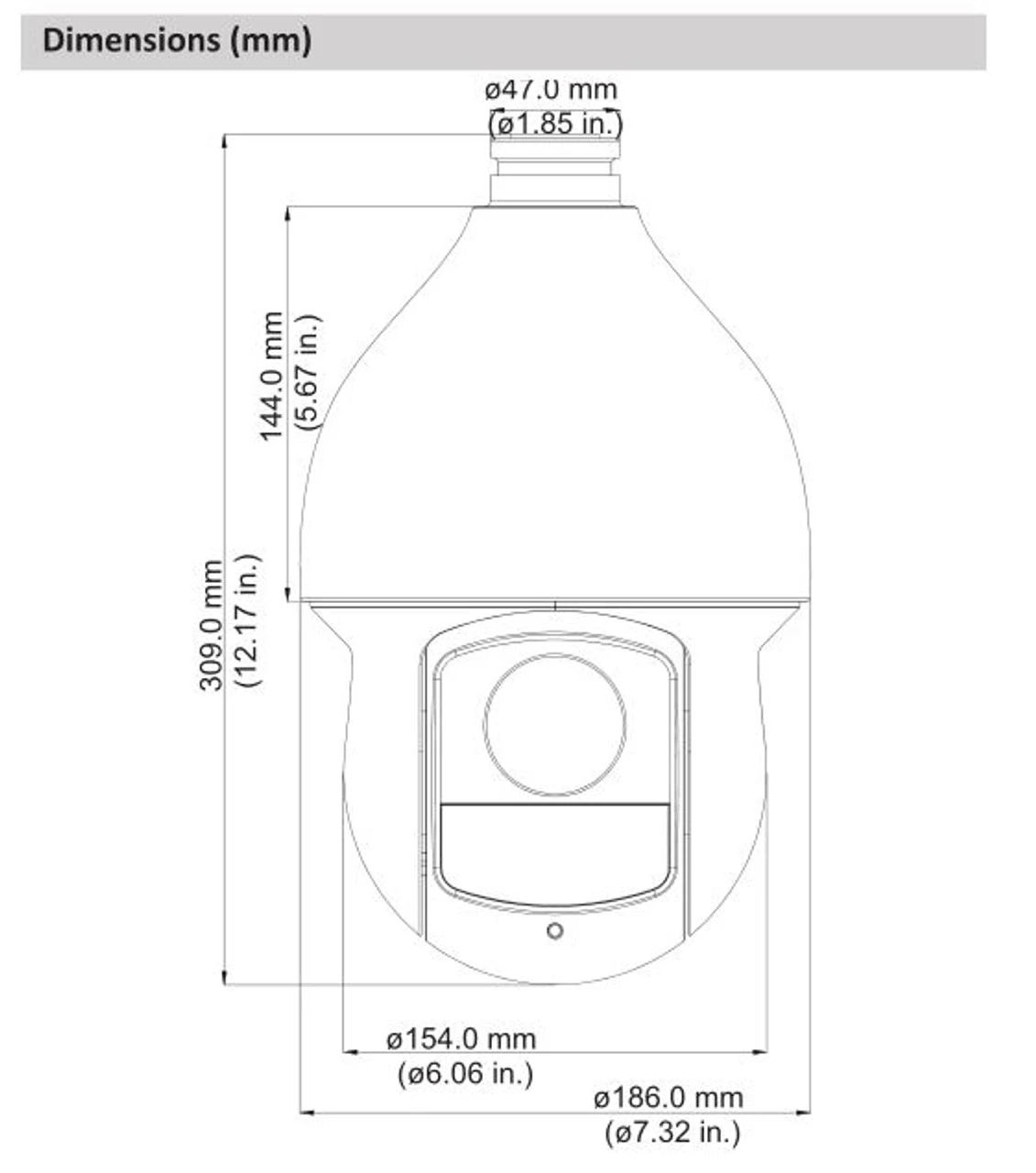 Dahua 59232ICLA 2MP Night Vision Outdoor PTZ HD-CVI Security Camera With 32x Optical Zoom, Starlight, Arctic Pro - Image 3