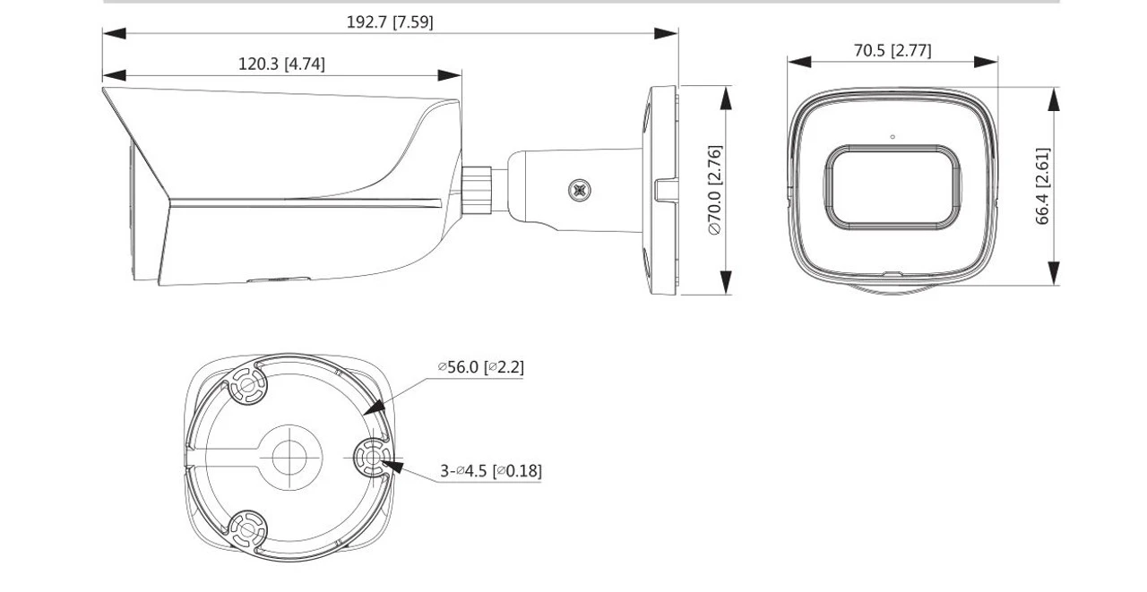 Dahua N43AB52 4MP Night Vision Bullet IP Security Camera With Starlight, Built-in Microphone, H.265+, Arctic - Image 5