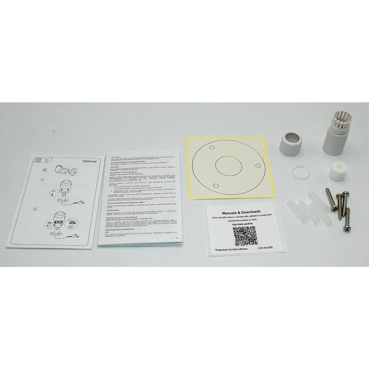 Dahua N43AB52 4MP Night Vision Bullet IP Security Camera With Starlight, Built-in Microphone, H.265+, Arctic - Image 3