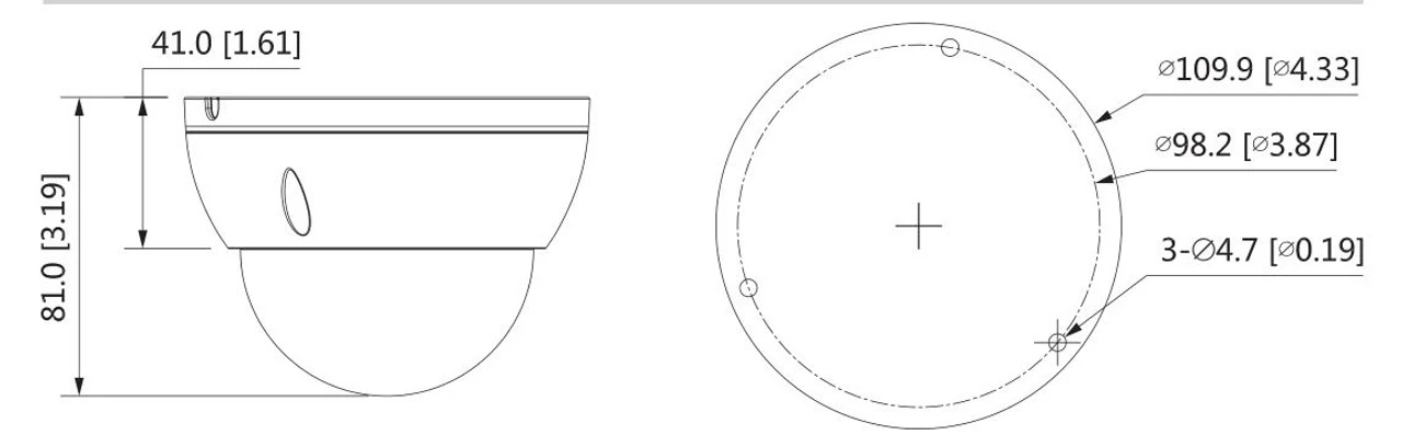Dahua N43AL52 4MP IR H.265 Outdoor Starlight Dome IP Security Camera With 2.8mm Lens - Image 4