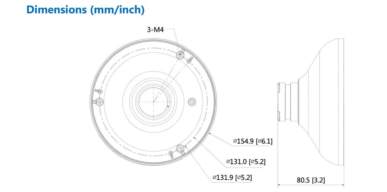 Dahua DH-PFA105 Fisheye Mount Adapter - Image 2
