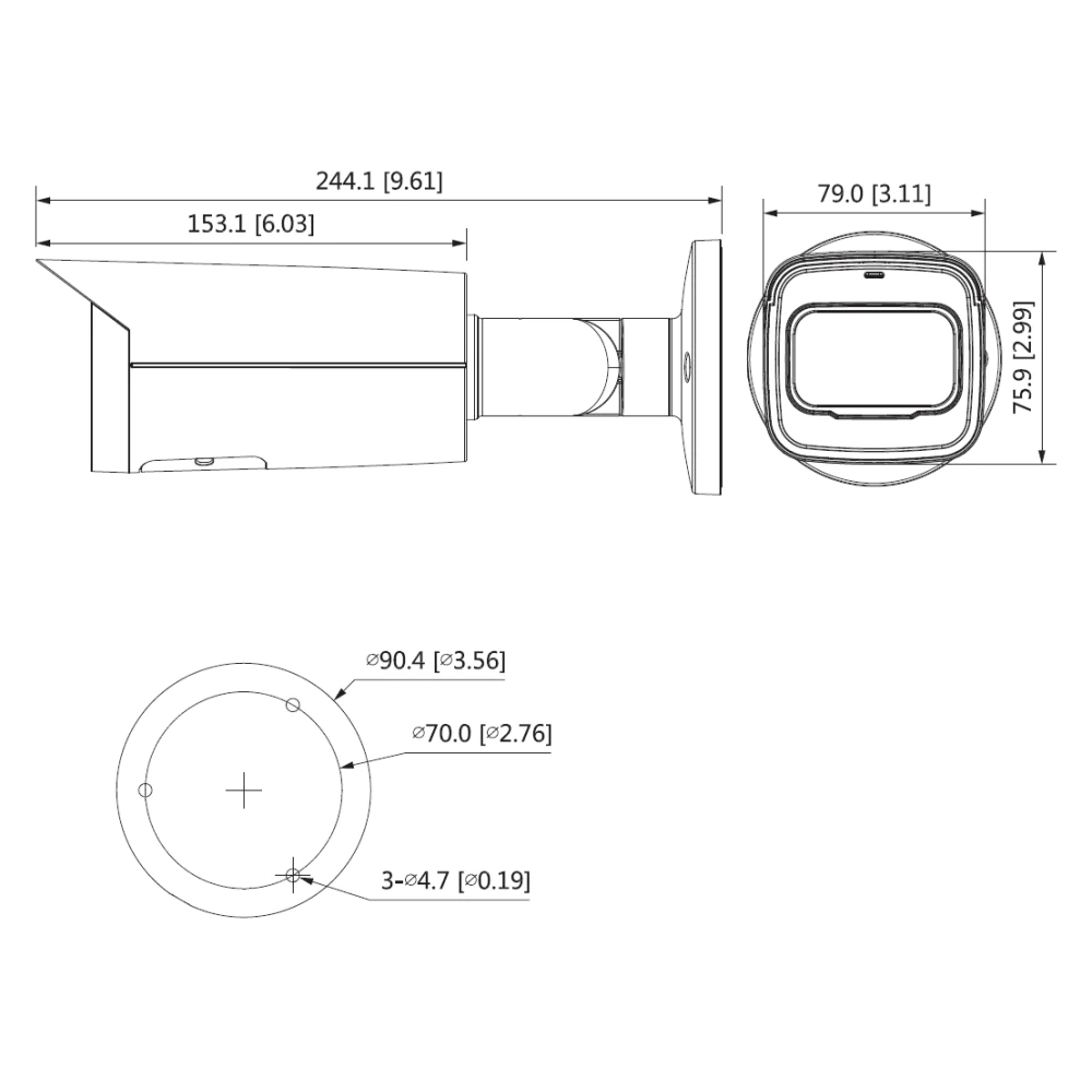 Dahua IPC-HFW3841TP-ZS-S2 (2.7mm–13.5mm) Bullet Kamera 4K - Image 2