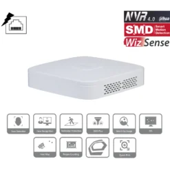 Dahua NVR4104-P-EI Netzwerkvideorekorder 4 Kanal - 4 PoE NVR