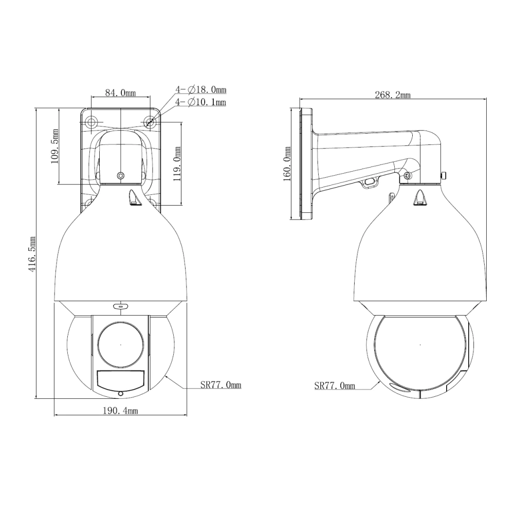 Dahua SD5A445GB-HNR (3,95 - 177,75mm) PTZ Kamera 360° 4MP - Image 3