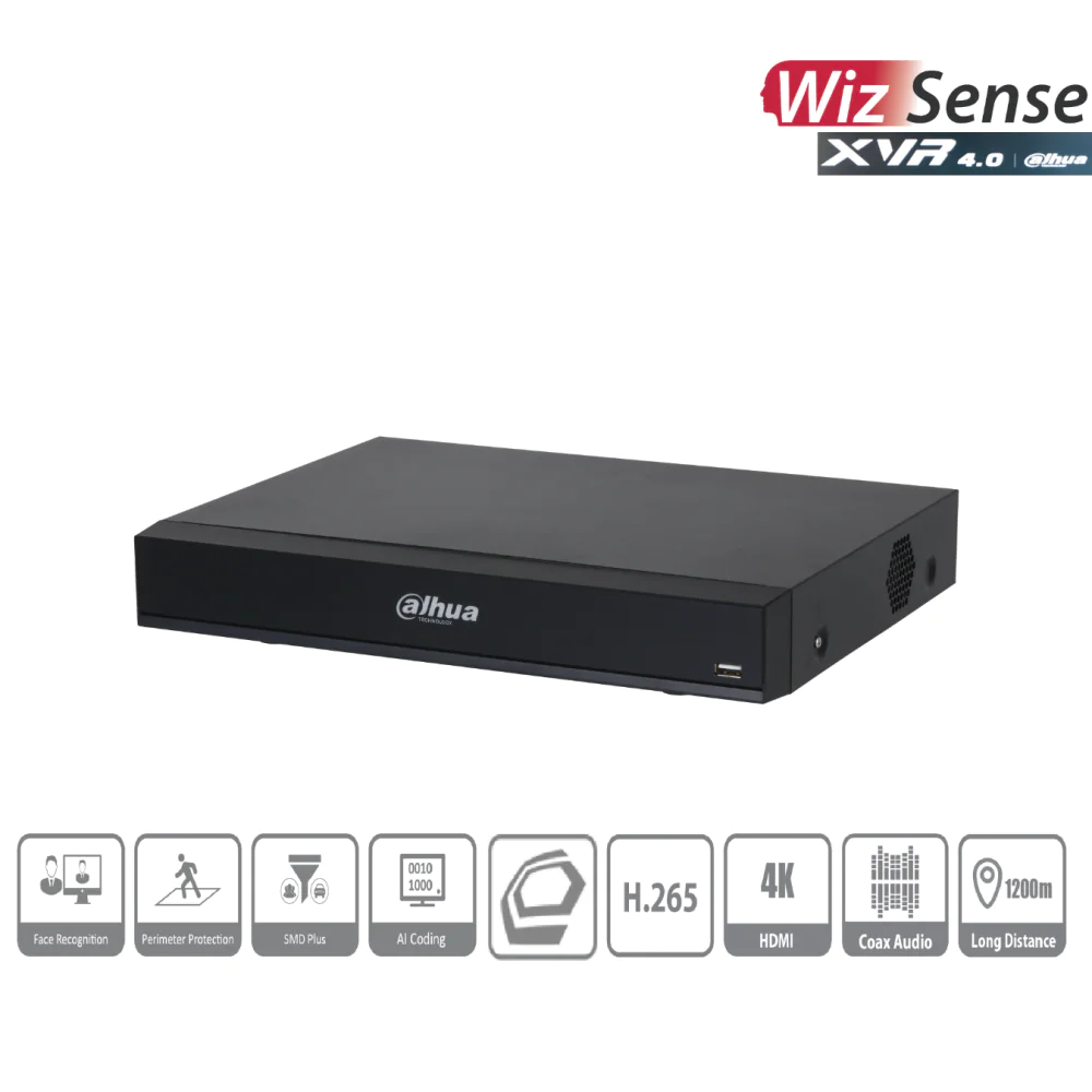 Dahua XVR7104H-4K-I3 Hybrid-Rekorder 4 Kanal