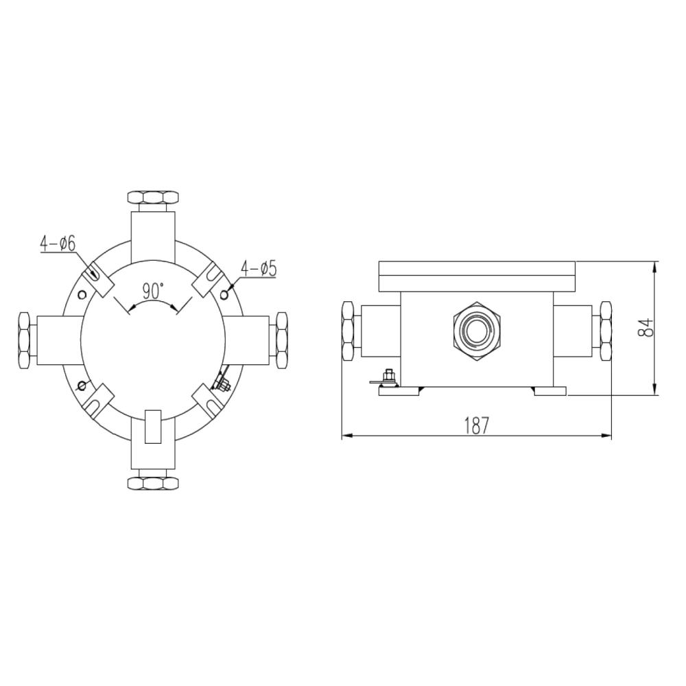Dahua ZA-JXD4 Anschlussdose Ex-Proof - Image 2